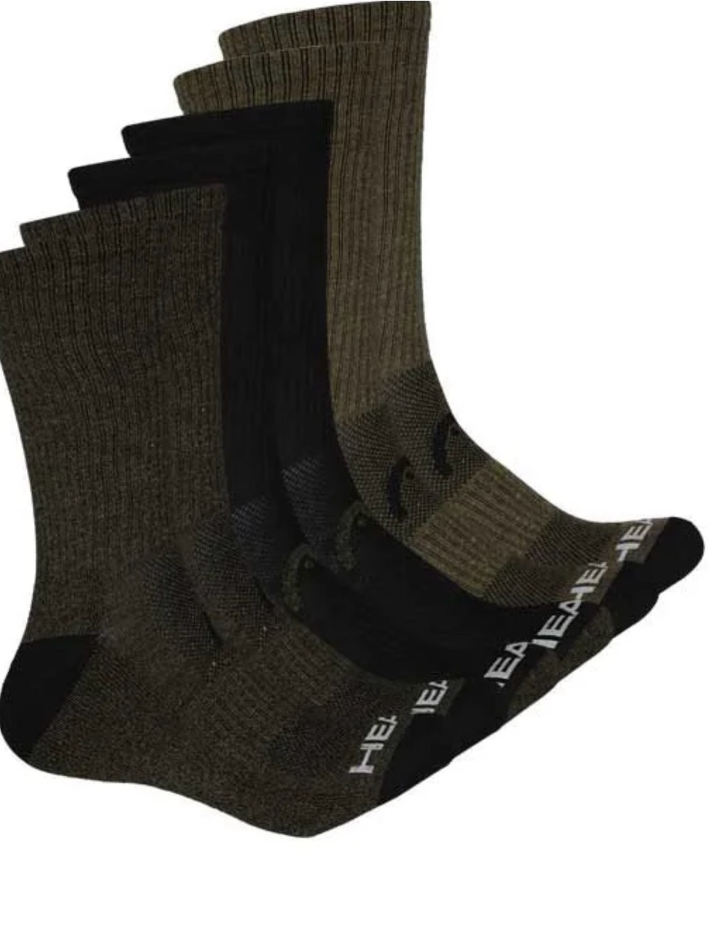 6 pairs Men's Outdoor Crew Socks 7-12 New